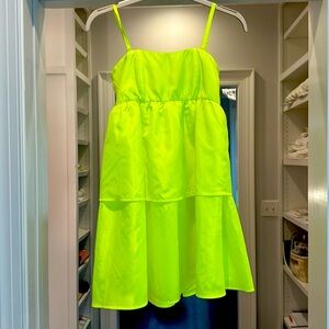 Crosby Dabney Dress in Electric Lime. Size XS. New with tags.
